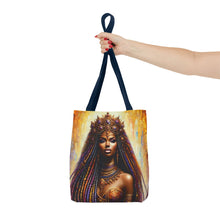Load image into Gallery viewer, One-of-a-Kind Afrocentric Queen Canvas Tote Bag - Unique Statement Piece