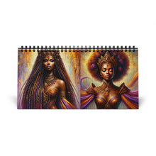 Load image into Gallery viewer, Majestic Warrior Queens 2025 Desktop Calendar (10in  x 5in)