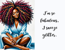 Load image into Gallery viewer, Fro Fabulous 2025 Calendar with Affirmations 8.5in by 11in