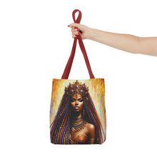 Load image into Gallery viewer, One-of-a-Kind Afrocentric Queen Canvas Tote Bag - Unique Statement Piece