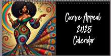 Load image into Gallery viewer, Curve Appeal 2025 Calendar (4 in x 8 in)