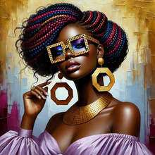 Load image into Gallery viewer, Melanin and Majestic Hair 2025 Calendar (4 in x 8 in)