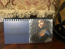 Load image into Gallery viewer, 2026 Desktop 4x8in Calendar — Poised. Powerful. Picture-Perfect.