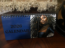 Load image into Gallery viewer, 2026 Desktop 4x8in Calendar — Poised. Powerful. Picture-Perfect.