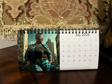 Load image into Gallery viewer, 2026 Plaid Is What I Said 4 x 8 in Desktop Calendar