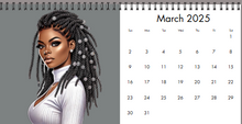 Load image into Gallery viewer, COILS 2025 Calendar (4 in x 8 in)
