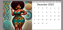 Load image into Gallery viewer, Curve Appeal 2025 Calendar (4 in x 8 in)