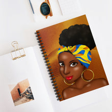 Load image into Gallery viewer, Mocha Girl Spiral Notebook - Ruled Line