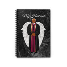 Load image into Gallery viewer, My Husband with Wings Spiral Notebook - Ruled Line