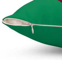 Load image into Gallery viewer, Dk Green Pillow with Lily Pillow