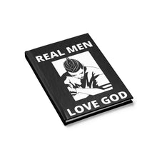 Load image into Gallery viewer, Real Men Love God Praying Journal -Hardcover Rule Lined Page
