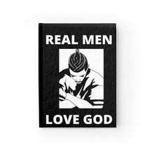 Load image into Gallery viewer, Real Men Love God Praying Journal -Hardcover Rule Lined Page