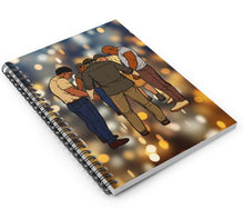 Load image into Gallery viewer, Praying Men (Sparkling) Spiral Notebook Lined Pages