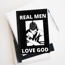 Load image into Gallery viewer, Real Men Love God Praying Journal -Hardcover Rule Lined Page
