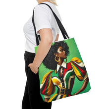 Load image into Gallery viewer, Unapologetically Black and Confident Tote Bag
