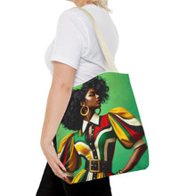 Load image into Gallery viewer, Unapologetically Black and Confident Tote Bag
