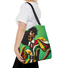 Load image into Gallery viewer, Unapologetically Black and Confident Tote Bag
