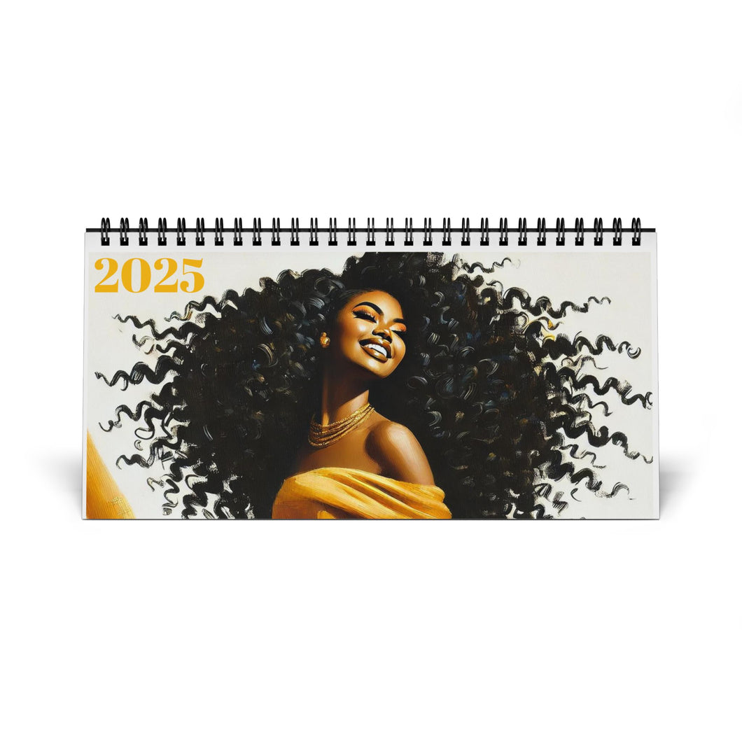 2025 Fro Fabulous with Affirmations 10in x 5in Desktop Calendar