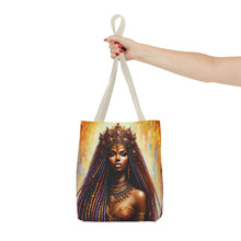 Load image into Gallery viewer, One-of-a-Kind Afrocentric Queen Canvas Tote Bag - Unique  Statement Piece
