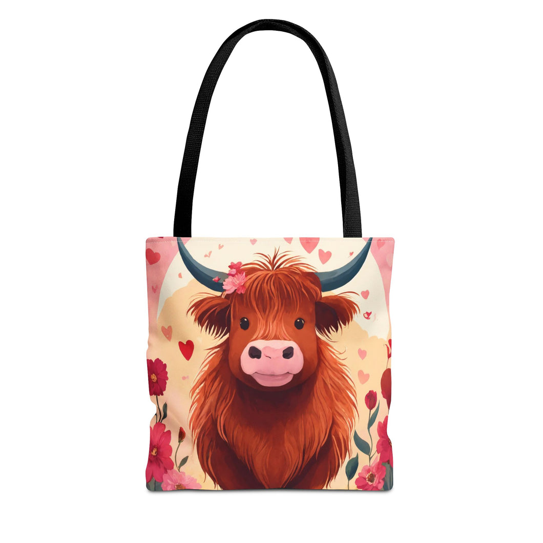 Charming Highland Cow Tote Bag