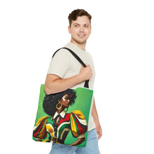 Load image into Gallery viewer, Unapologetically Black and Confident Tote Bag
