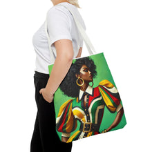 Load image into Gallery viewer, Unapologetically Black and Confident Tote Bag
