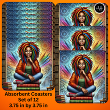 Load image into Gallery viewer, I LOVE TO READ COASTERS - Set of 12

