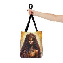 Load image into Gallery viewer, One-of-a-Kind Afrocentric Queen Canvas Tote Bag - Unique  Statement Piece
