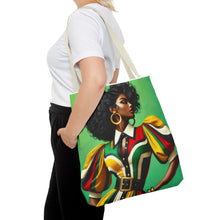 Load image into Gallery viewer, Unapologetically Black and Confident Tote Bag
