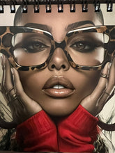 Load image into Gallery viewer, 2026 Uncovered Grace: The Eyewear Edition 4in by 8in Desktop Calendar – Celebrating African American Women
