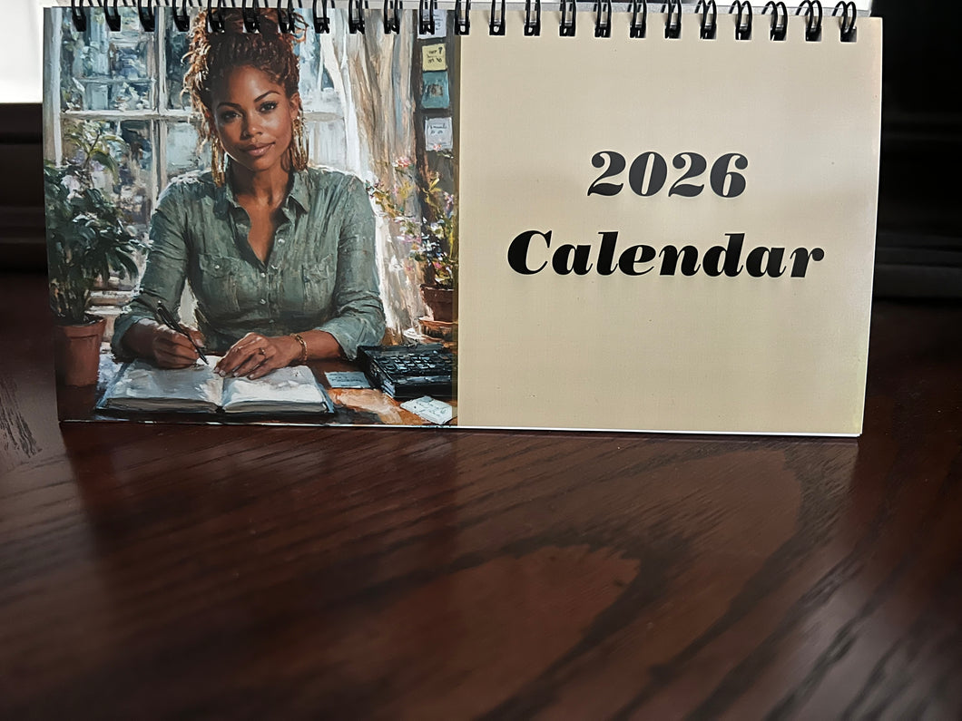 2026 Align & At Ease 4in x 8in Desktop Calendar
