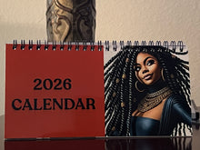 Load image into Gallery viewer, 2026 Desktop Calendar 4 x 8 in - Poised. Powerful. Pictures-Perfect (Rust)
