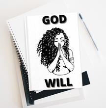 Load image into Gallery viewer, Black and White God Will Journal
